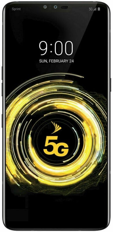 LG V50 ThinQ - 128GB -5G  Aurora Black (Sprint) A stock GSM Unlocked Read Note