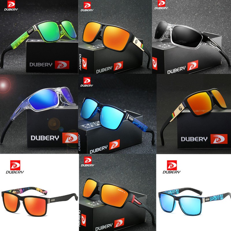 DUBERY Men's Sport Polarized Driving Sunglasses Outdoor Riding Fishing Goggles