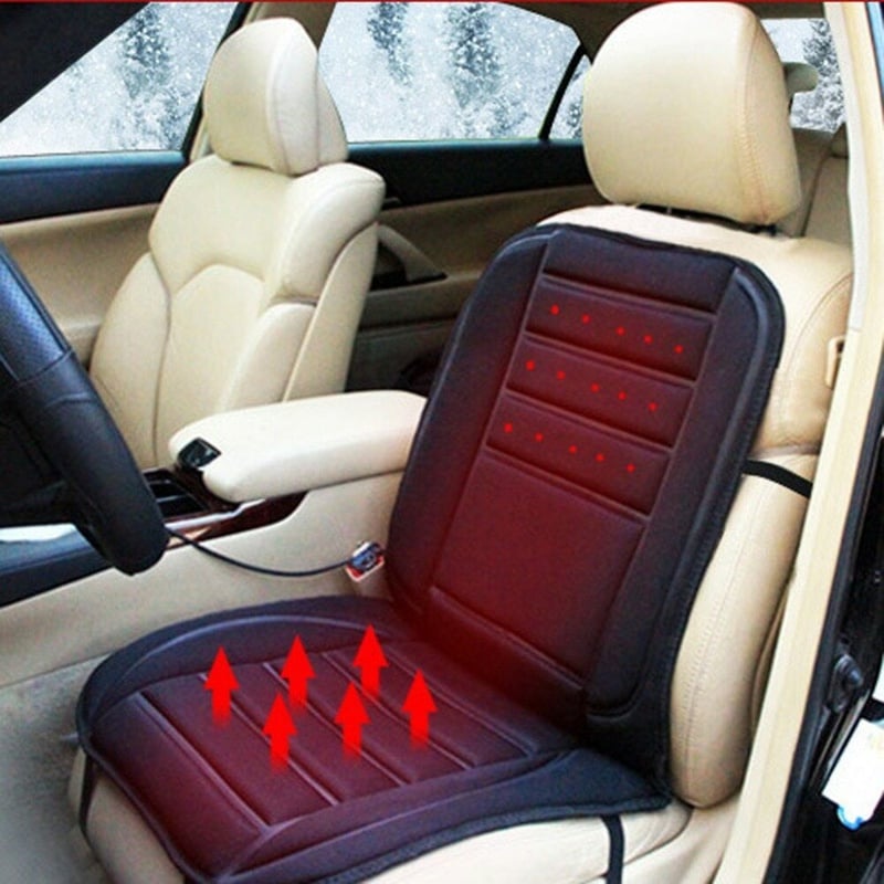 Heated Car Seat Heater Chair Cushion Warmer Cover 12V Pad for Winter Drive Warm