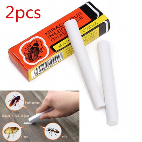 2Pcs/1Box Magic Insect Pen Chalk Tool Kill Cockroach Roaches Ant Lice Flea Bugs