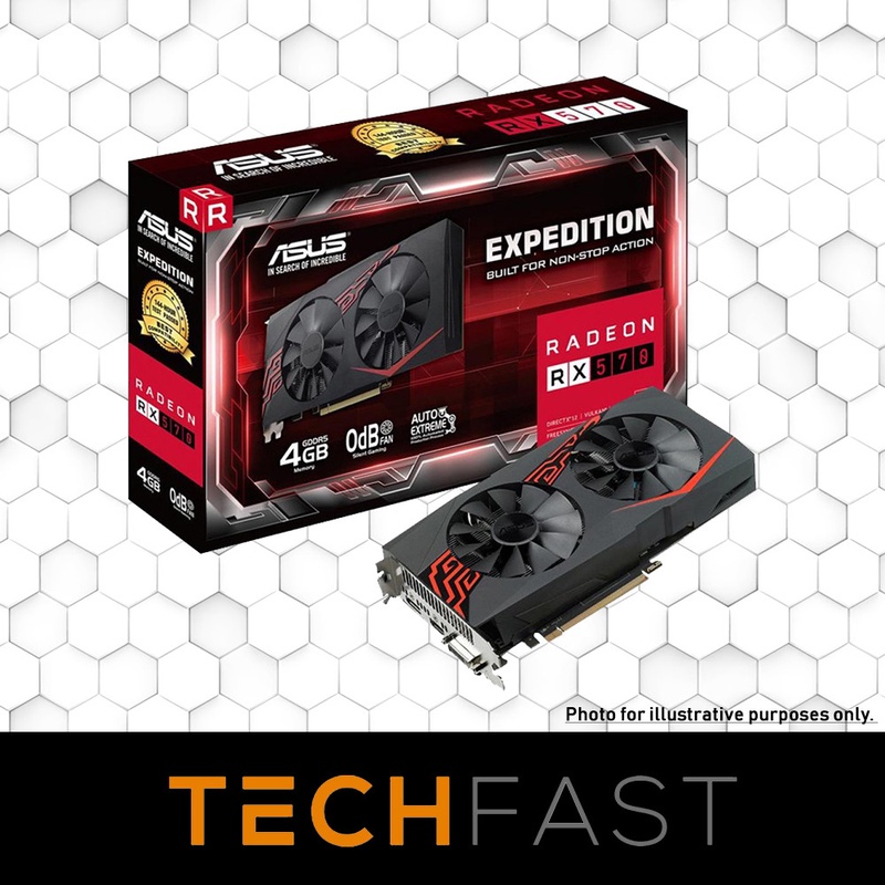 ASUS Expedition Radeon RX570 OC Edition 4GB HDMI Mining Gaming Graphics Card