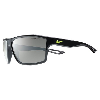 Nike Legend 65 Matte Black Frames Yellow Swoosh Grey Lenses EV0940 001 216