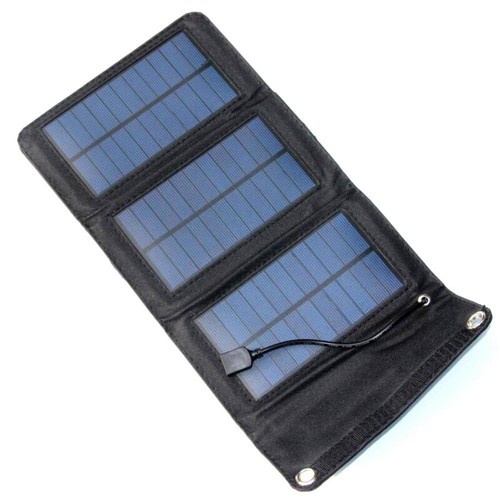 New 5.5V 5W Folding Foldable Portable Solar Panel Mobile Phone Charger Kit MT