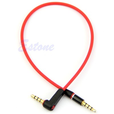 3.5mm Aux Auxiliary Cord Male To Male Stereo Audio Cable For iPod PC MP3 Car Red