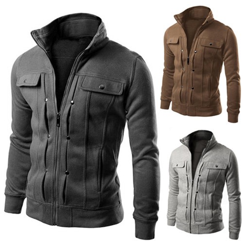 Fashion Men's Cotton Casual Shirts Long Sleeve T-Shirt Sportswear GYM Tee Tops
