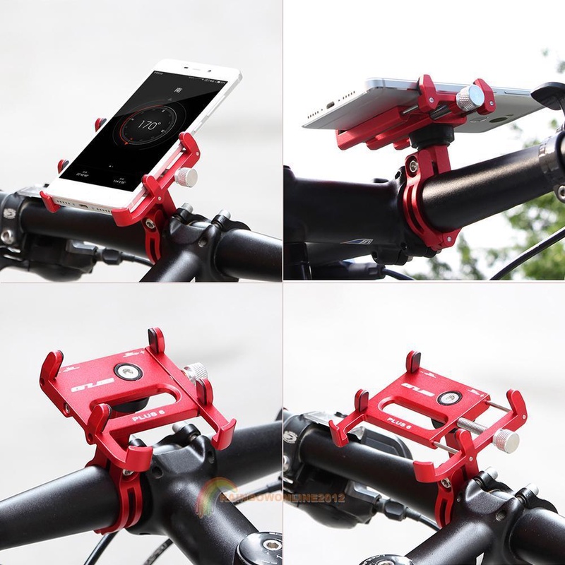 Universal Motorcycle Bike Bicycle Handlebar Mount Holder for 3.5-6.2in Phone Lot
