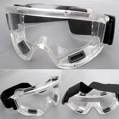 Safety Goggles Anti-Scratch & Anti-Fog Clear Lens Eyewear Protective Glasses