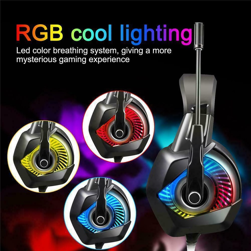 ONIKUMA K6 Gaming Headset Casque Stereo Headphone Earphone Hot One Mic For L7W6