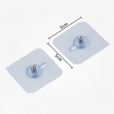 1 Pcs Strong Clear Suction Cup Sucker Wall Hooks Hanger Kitchen Bathroom Hooks