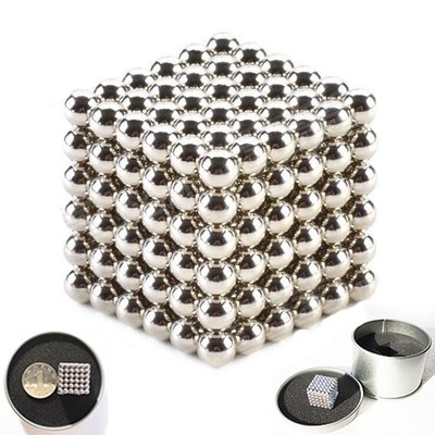216pc 3mm Neodymium Magnet Balls Magic Beads 3D Puzzle Ball Sphere Kids toy cube