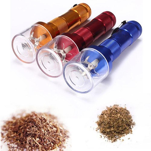 Electric Aluminum Metal Grinder Crusher Crank Tobacco Smoke Spice Herb Muller BE