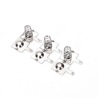 10 Pairs Silver Metal Battery Spring Plate for AA AAA Batteries 14.5mm*9mm HK