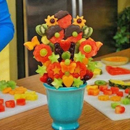 Cutter Kitchen Decorator Food Fruit Pop Chef Plastic Maker Tools Shape Slicer