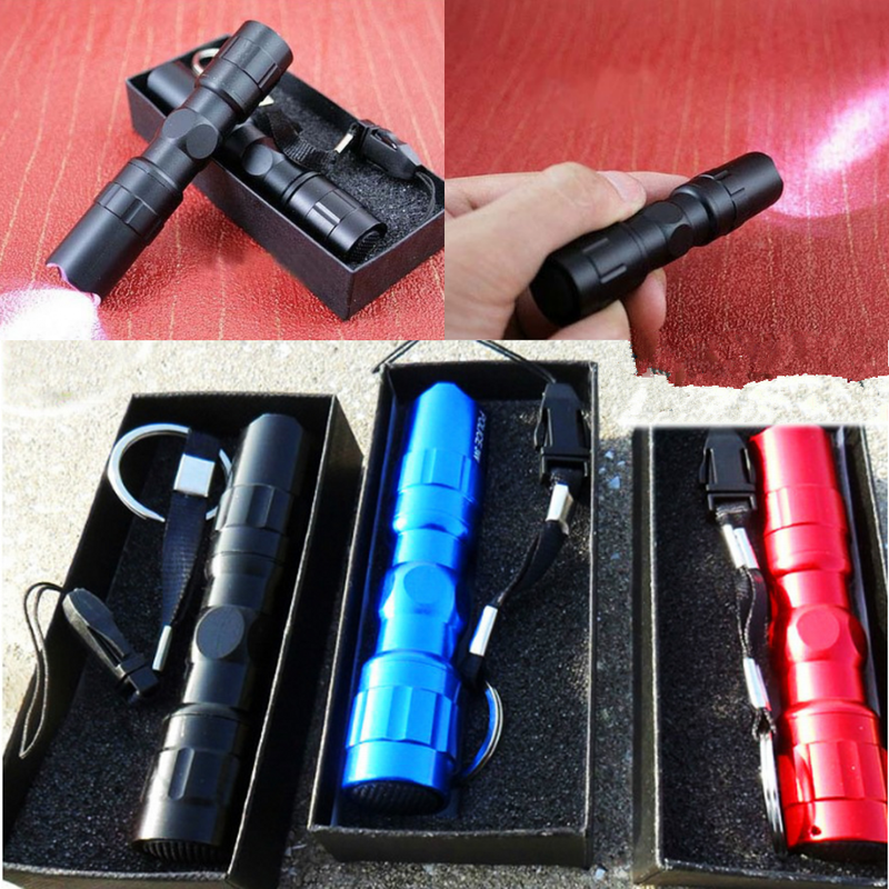 Bright Waterproof Outdoor Lamp Bulb Torch Light LED Flashlight Black Send