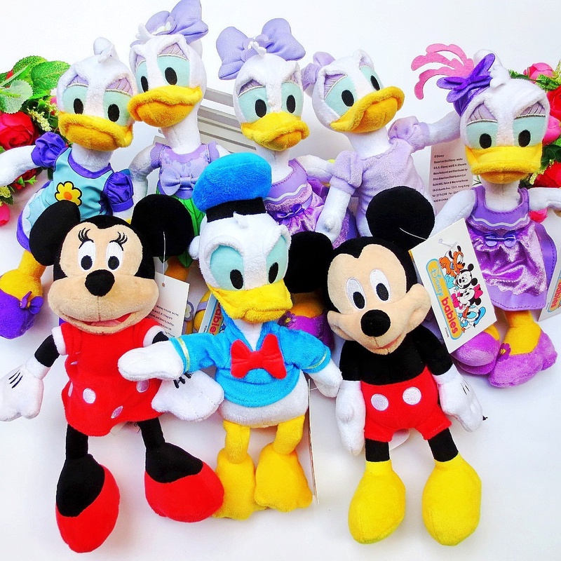 Disney Baby Toddler Kids Children Crib Plush Soft Stuffed Minnie Mickey Toy Doll