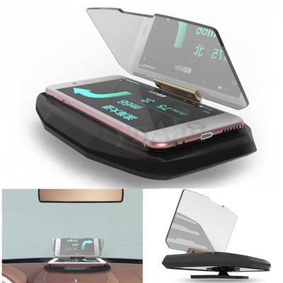 Universal Car GPS HUD Head Up Projection Display Holder For Smart Phone iPhone
