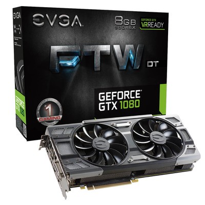 EVGA GeForce GTX 1080 FTW DT GAMING, 8GB GDDR5X, ACX 3.0, 08G-P4-6284-KR
