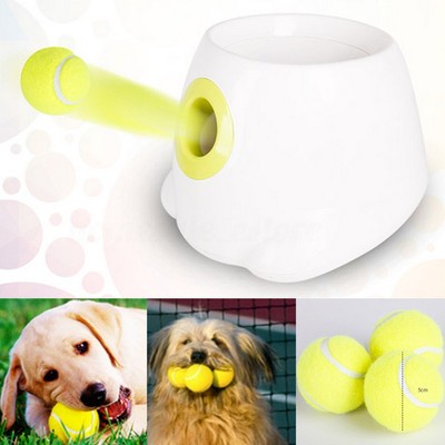 Auto Interactive Hyper Fetch Mini Treat Dog Cat Pet Ball Toys Play Game Trainer