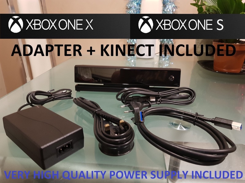 KINECT V2 WITH ADAPTER FOR XBOX ONE S , X & PC + VRCHAT - INCLUDES CAMERA - 100%