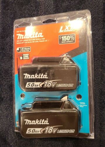 MAKITA BL1850B-2 18V LXT 5.0Ah GENUINE AUTHENTIC 2-PACK NEW Battery