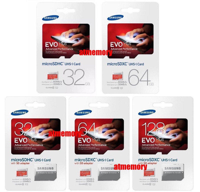 Samsung EVO Plus 16GB 32GB 64GB 128GB Micro SD SDHC SDXC Class10 lot Memory Card