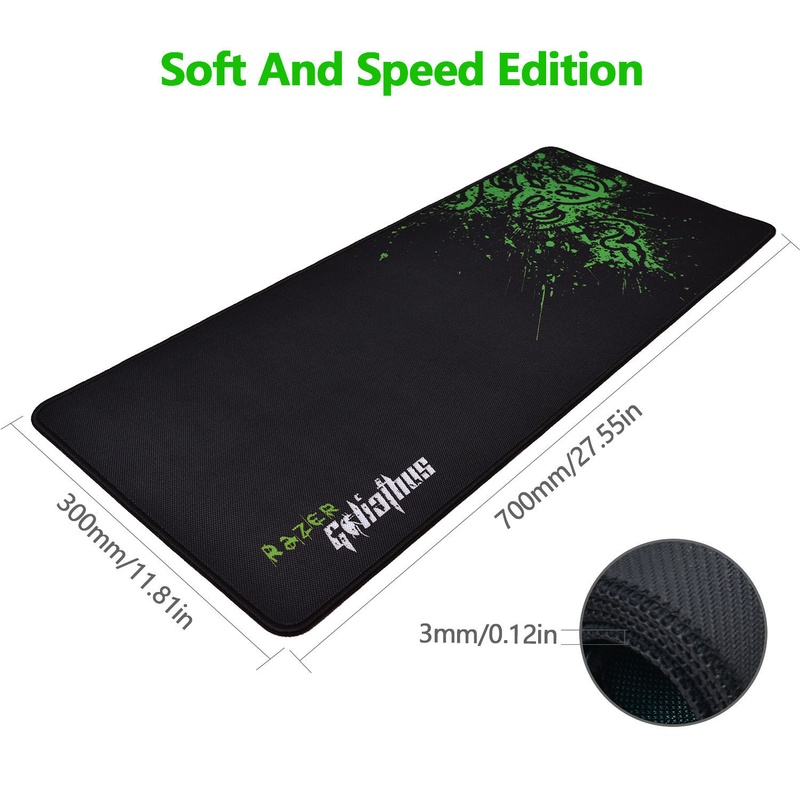 700*300*3MM Rubber Razer Goliathus Mantis Speed Game Mouse Pad Mat Large XL Size