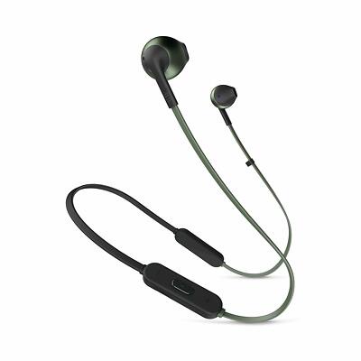 JBL TUNE 205BT Bluetooth earphone microphone with remote control JBLT205BTGRN