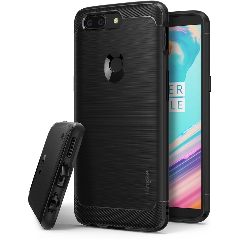 OnePlus 5T Case, Ringke [ONYX] Flexible Durability, Defensive Anti-Slip Cover