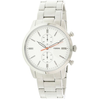 Fossil Men's Townsman FS5346 Silver Stainless-Steel Fashion Watch
