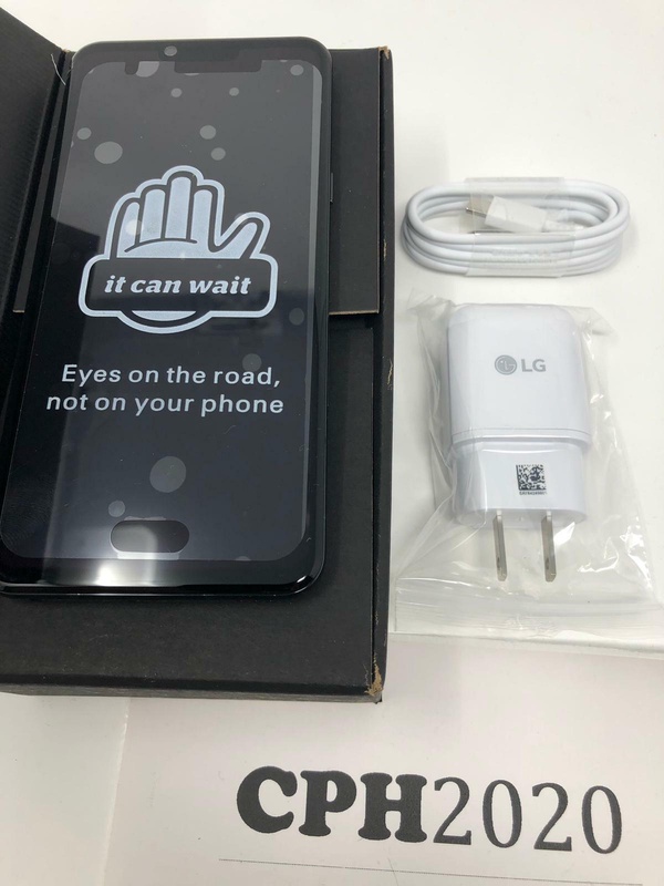 New LG G8 ThinQ (Latest) LM-G820UM 128GB - Black AT&T GSM Unlocked World Phone