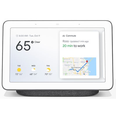 Google Home Hub with Google Assistant (GA00515-US) - Charcoal