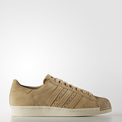 New adidas Originals Superstar 80s Shoes BB2227 Men's Beige Sneakers