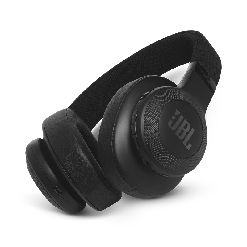 JBL E55BT Wireless Bluetooth Over-Ear Headphones - Black