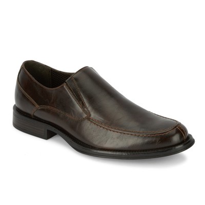 Dockers Men’s Ramsdell Slip-on Moc Toe Rubber Sole Oxford Shoe Brown