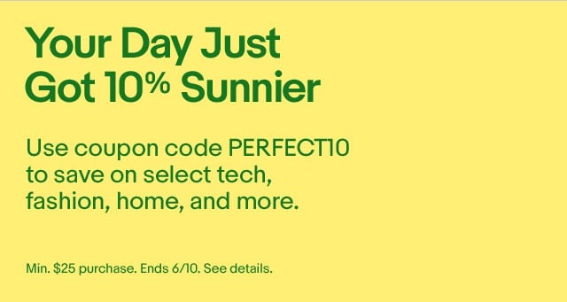 10% Coupon – Hurry, Ends 6/10! | eBay