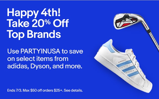 Happy 4th! Take 20% Off Top Brands | eBay