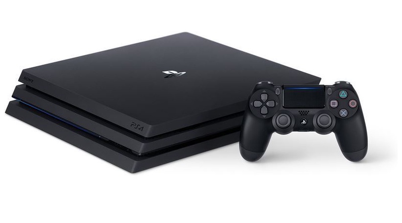 Sony PlayStation 4 Pro 1TB Jet Black Console With Seconde Dualshock Controller