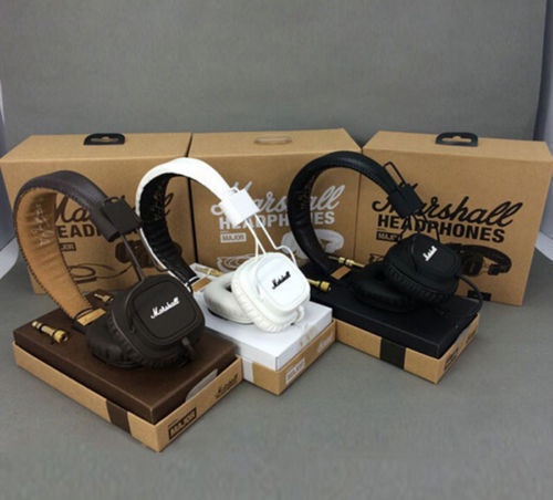 Original HIFI Marshall Major Mic Remote Headphones Noise Cancelling Deep Bass