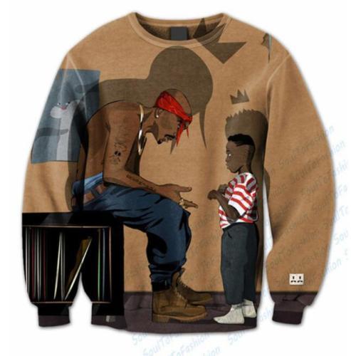 New WomensMen Tupac Kendrick Lamar Funny 3D Print Casual Sweatshirt hoodies TPK6