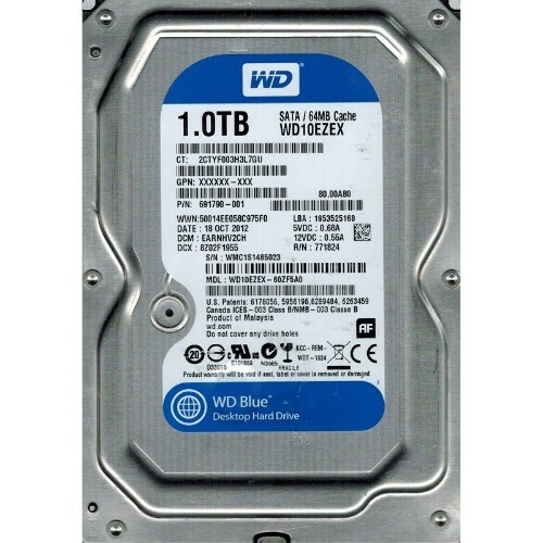 WD 1TB SATA  64MB Cache WD10EZEX