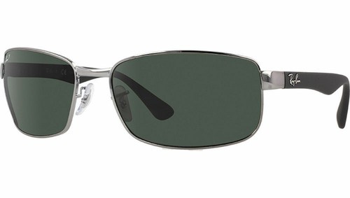 Ray Ban Sunglasses RB3478 004/58 Black Grey G15 Polarized Authentic Wrap 3478