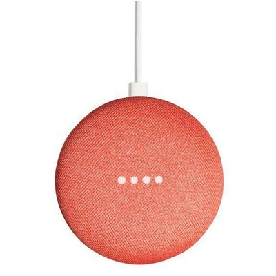 Google Home Mini 1st Generation Smart Speaker - Coral