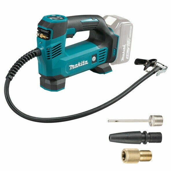 Makita Akku-Kompressor DMP180Z 18 V Solo mit 3 Adapter NEU für 18 V Akkus f