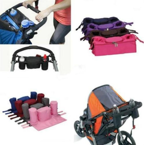 Baby Stroller Bottle Cup Holder Bag Stroller Accessories Baby Pram Bag Reliable
