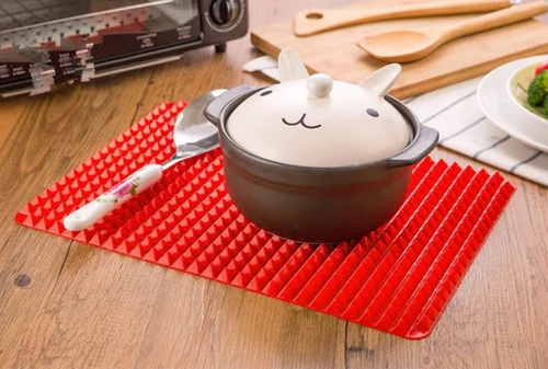 Pyramid Silicone NonStick Oven Baking Tray Sheets Mat Pan Kitchen Tools