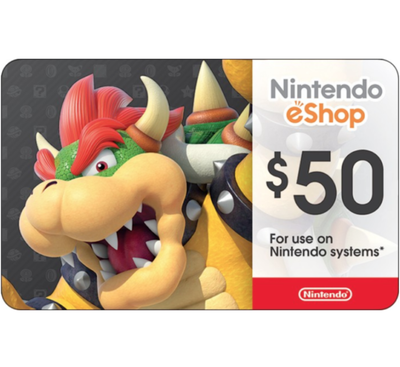 $50 Nintendo Gift Card for only $42.50 - Via Email Delivery