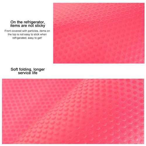 4PCS Refrigerator Fridge Mat Pad Drawer Liners Washable Kitchen Waterproof Shelf