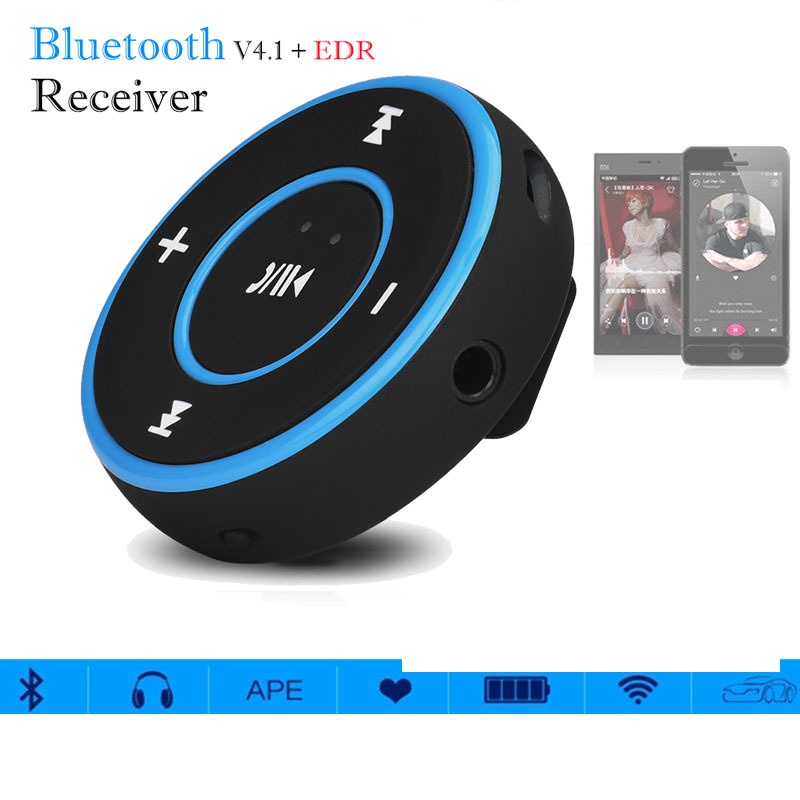 Bluetooth4.0 AUX 3.5mm HiFi Stereo Audio Music Receiver Adapter Handfree Car Kit