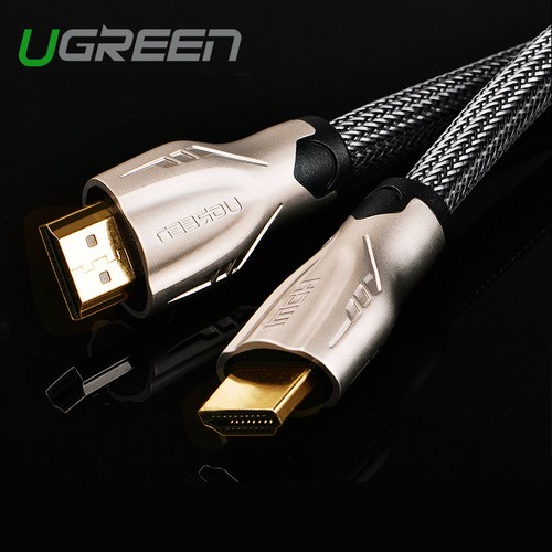 UGREEN Braided Ultra HD HDMI Cable V2.0 High Speed 2160p 4K 3D CHROME HDTV Gold