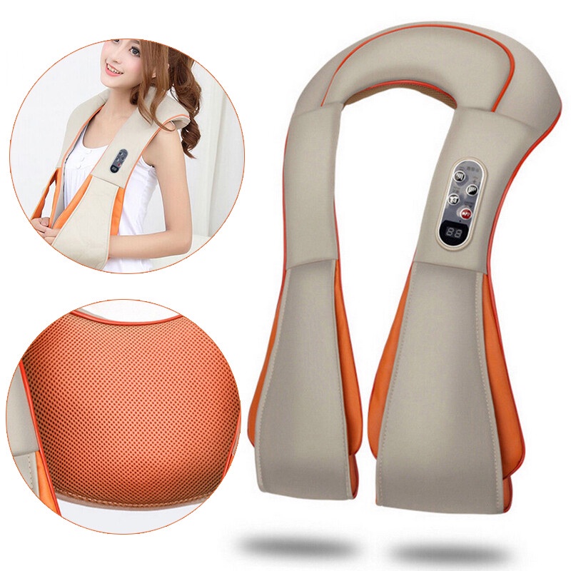 Electric Neck, Shoulder, Back, Foot Massager Shiatsu Beating massage Shawl Relax